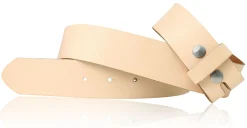 Wechselgürtel 3,5 cm, Gürtel ohne Gürtelschnalle, Gürtel mit Druckknopf