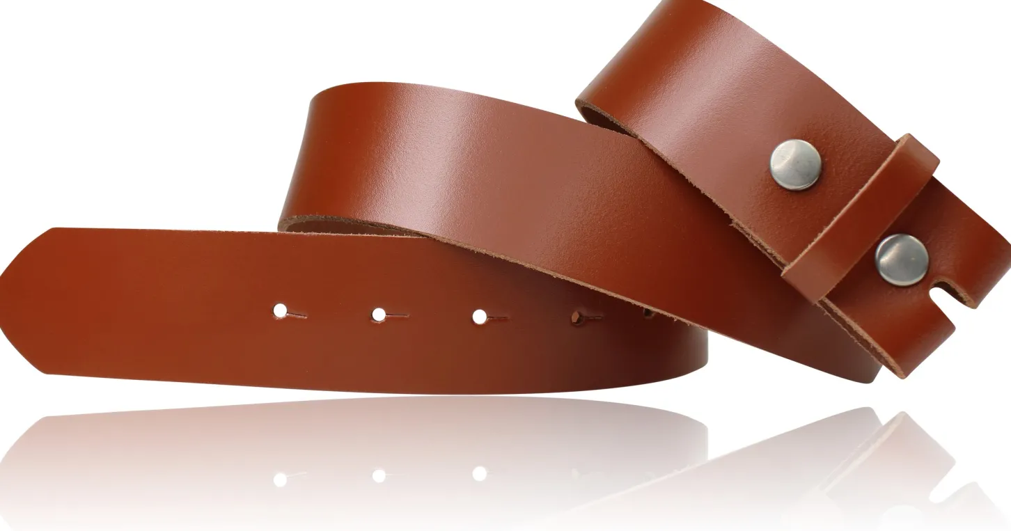 Wechselgürtel 3,5 cm, Gürtel ohne Gürtelschnalle, Gürtel mit Druckknopf