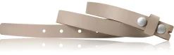 Wechselgürtel 2,5 cm, Gürtel ohne Gürtelschnalle, Gürtel mit Druckknopf