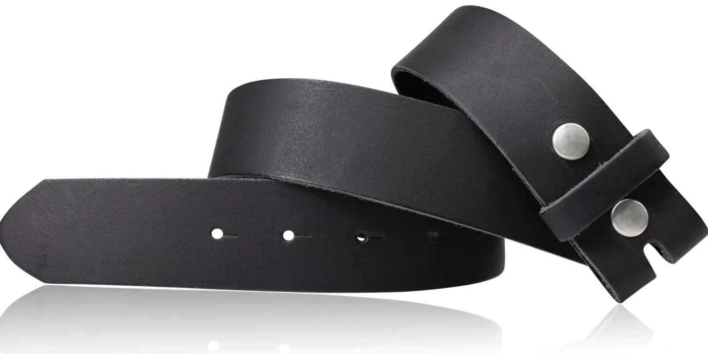 Wechselgürtel 4 cm, Gürtel ohne Gürtelschnalle, Gürtel mit Druckknopf, große Größen erhältlich