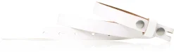 Wechselgürtel 2,5 cm, Gürtel ohne Gürtelschnalle, Gürtel mit Druckknopf