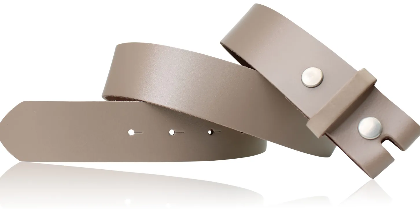 Wechselgürtel 4 cm, Gürtel ohne Gürtelschnalle, Gürtel mit Druckknopf, große Größen erhältlich