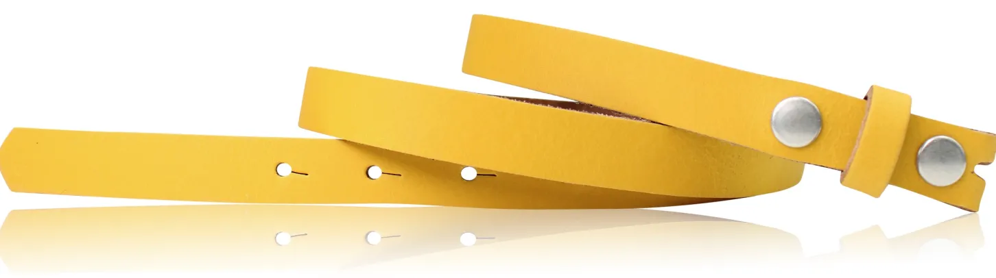 Wechselgürtel 2,5 cm, Gürtel ohne Gürtelschnalle, Gürtel mit Druckknopf