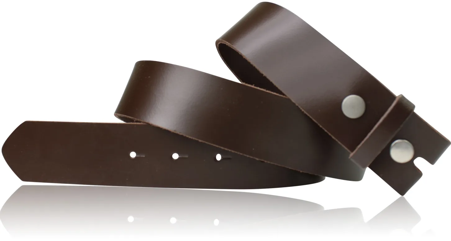 Wechselgürtel 3,5 cm, Gürtel ohne Gürtelschnalle, Gürtel mit Druckknopf