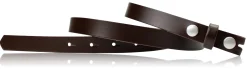 Wechselgürtel 2,5 cm, Gürtel ohne Gürtelschnalle, Gürtel mit Druckknopf
